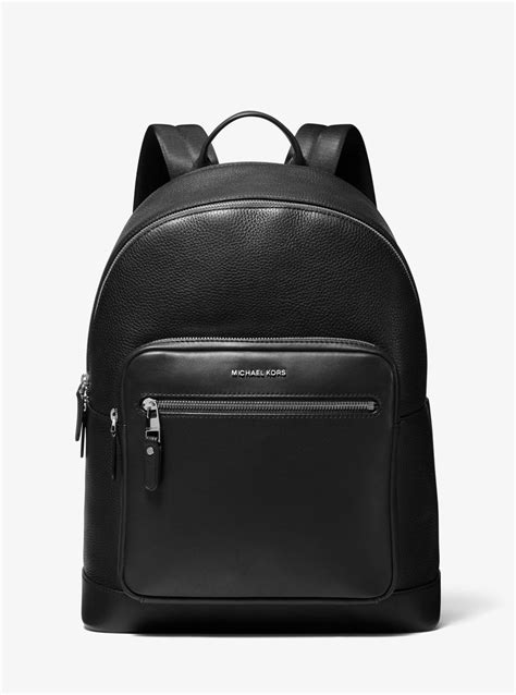 michael kors hudson pebbled leather backpack|Michael Kors mercer best badger.